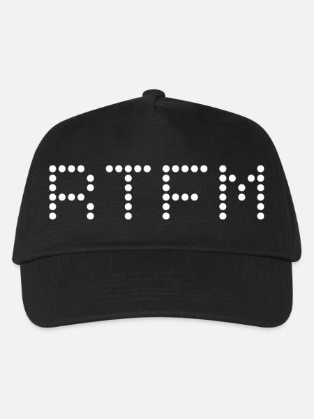 RTFM - Kids’ Baseball Cap - black