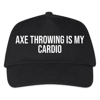 Axe Throwing Shirt - Kids’ Baseball Cap - black - Front
