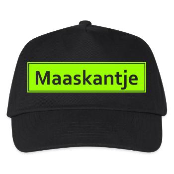 Maaskantje - Oranje - Niederlande - Nederland - Kinder Basecap - Schwarz - Vorne