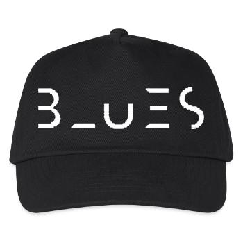 Blues Minimalist Blues Outfit for Blues Fan - Kids’ Baseball Cap - black - Front