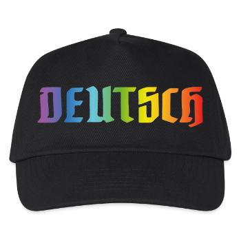 DEUTSCH PRIDE - Kinder Basecap - Schwarz - Vorne