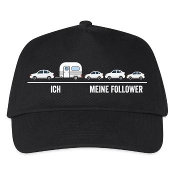 Ich meine Follower Karawane - Kinder Basecap - Schwarz - Vorne