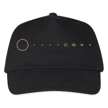 système solaire - Casquette de baseball Enfant - noir - Devant