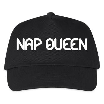 nap queen - Kids’ Baseball Cap - black - Front