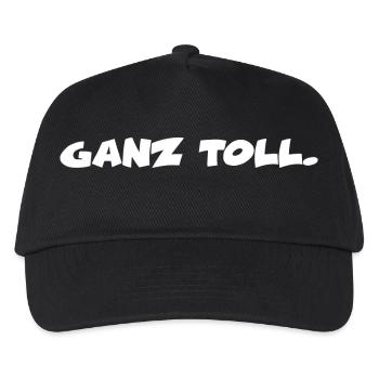 Ganz Toll / Cool - Kinder Basecap - Schwarz - Vorne