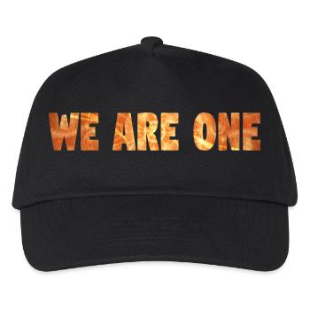 NOUS SOMMES UN - Casquette de baseball Enfant - noir - Devant