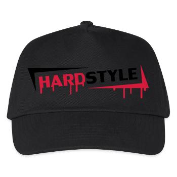 Hardstyle Graffiti - Kinder Basecap - Schwarz - Vorne