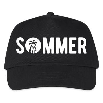 Endlich Sommer - Kinder Basecap - Schwarz - Vorne