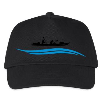 Kanu Wasser - Kinder Basecap - Schwarz - Vorne