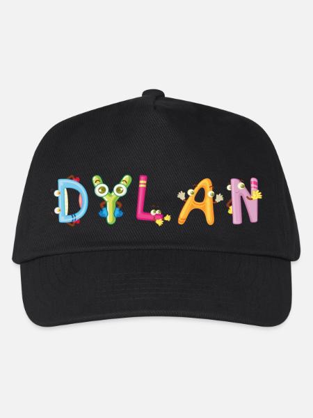Dylan - Kinder Basecap - Schwarz