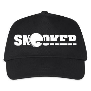 snooker queue symbol billard Spieler Logo icon - Kinder Basecap - Schwarz - Vorne