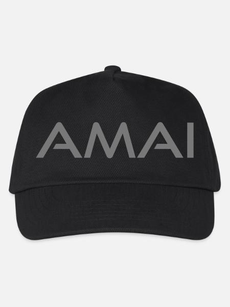 Amai - Antwerpener Dialekt - Kinder Basecap - Schwarz