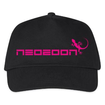 neozoon magenta - Kinder Basecap - Schwarz - Vorne