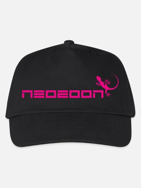 neozoon magenta - Kinder Basecap - Schwarz