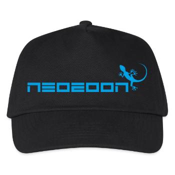 neozoon cyan - Kinder Basecap - Schwarz - Vorne
