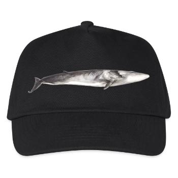 Fin whale Balaenoptera physalus - Kids’ Baseball Cap - black - Front