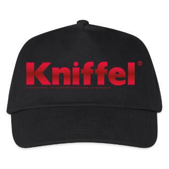 Kniffel Logo - Kinder Basecap - Schwarz - Vorne
