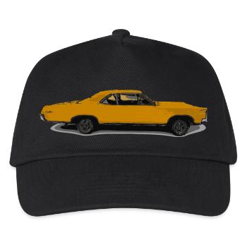 Auto - Kinder Basecap - Schwarz - Vorne