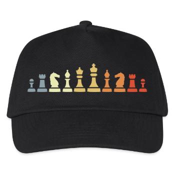 Vintage Chess Pieces - Kids’ Baseball Cap - black - Front