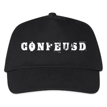 Confused - Kids’ Baseball Cap - black - Front