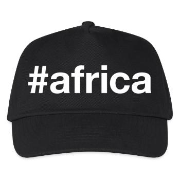 AFRICA Afrika - Kinder Basecap - Schwarz - Vorne