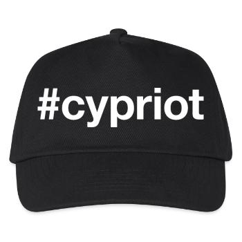 Chypre Chypre Hashtag - Casquette de baseball Enfant - noir - Devant