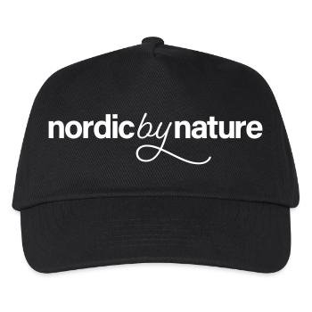 nordic by nature - Kids’ Baseball Cap - black - Front