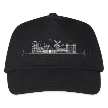 City Pulse Skyline - Kinder Basecap - Schwarz - Vorne