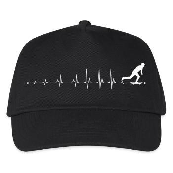 Pulse Run : Croquis d’endurance - Casquette de baseball Enfant - noir - Devant
