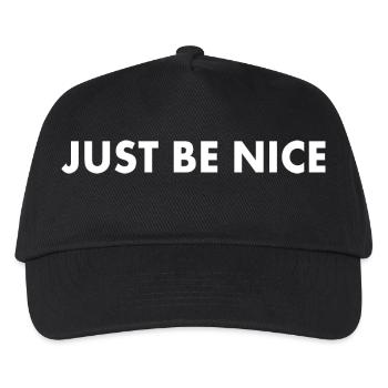 Soyez simplement gentil - Casquette de baseball Enfant - noir - Devant