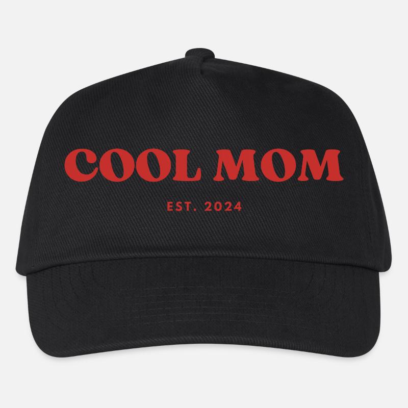 Cool Mom Est. 2024 - Kinder Basecap - Schwarz