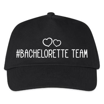 Bachelorette Team Heart - Kids’ Baseball Cap - black - Front
