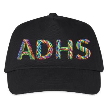 ADHD - Kids’ Baseball Cap - black - Front