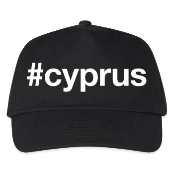 CYPRUS Hashtag - Kids’ Baseball Cap - black - Front