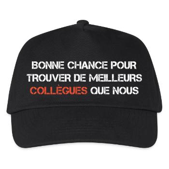 Man Humor Co-worker Departure Gift - Kids’ Baseball Cap - black - Front