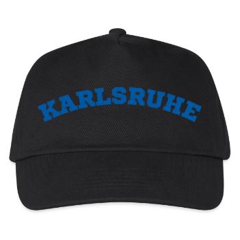 Karlsruhe - Kinder Basecap - Schwarz - Vorne