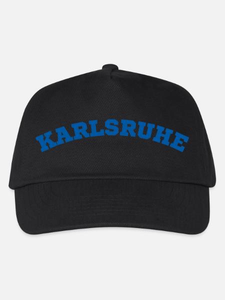 Karlsruhe - Kinder Basecap - Schwarz