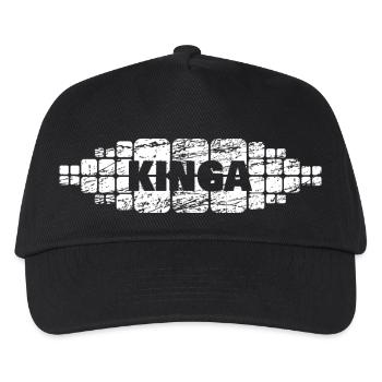 Mutti Kinga - Kinder Basecap - Schwarz - Vorne