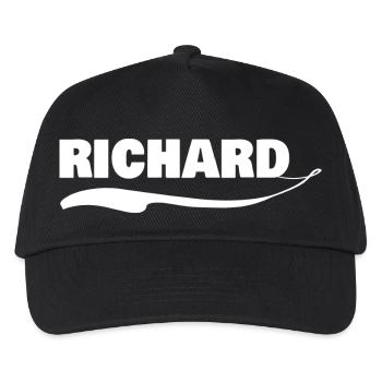 First name richard - Kids’ Baseball Cap - black - Front
