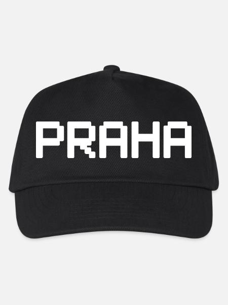 PRAHA Prag Prague - Kinder Basecap - Schwarz