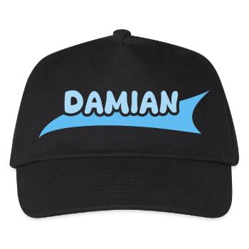 First name Damian - Kids’ Baseball Cap - black - Front