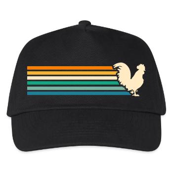 Chicken Rooster - Kids’ Baseball Cap - black - Front