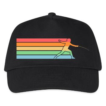 Fencing Fencing - Kids’ Baseball Cap - black - Front