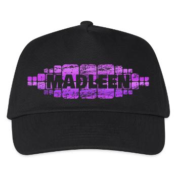 Mutti Madleen - Kinder Basecap - Schwarz - Vorne