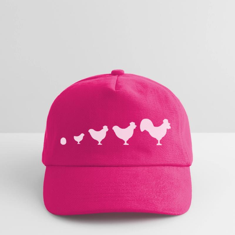 Evolution Farmer Chicken Rooster Funny Kids’ Baseball Cap