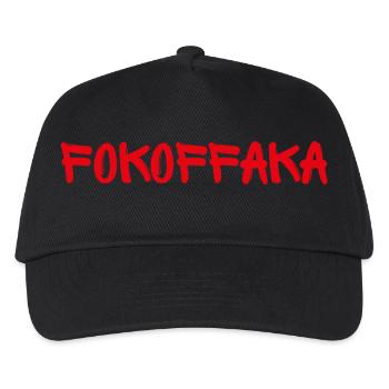 FOKOFFAKA – Antwerp Tough Rejection Shirt - Kids’ Baseball Cap - black - Front