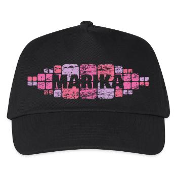 Marika als Mutti - Kinder Basecap - Schwarz - Vorne