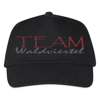 Team Waldviertel - Kinder Basecap - Schwarz - Vorne