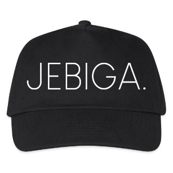 Jebiga | lustiger Spruch Balkan - Kinder Basecap - Schwarz - Vorne