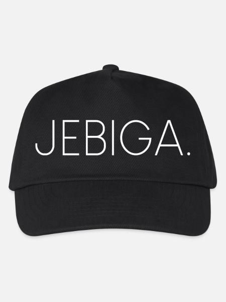 Jebiga | lustiger Spruch Balkan - Kinder Basecap - Schwarz